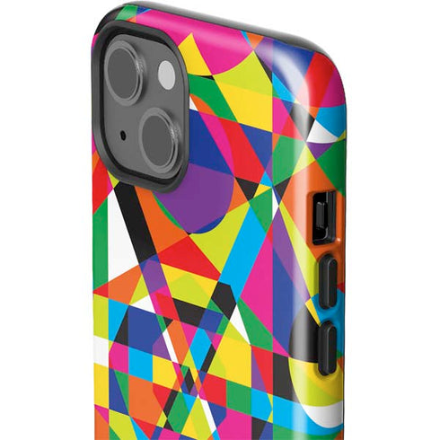 Parallel Vectors iPhone 15 Plus Impact Case