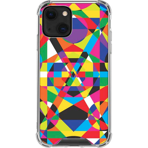 Parallel Vectors iPhone 14 Plus Clear Case