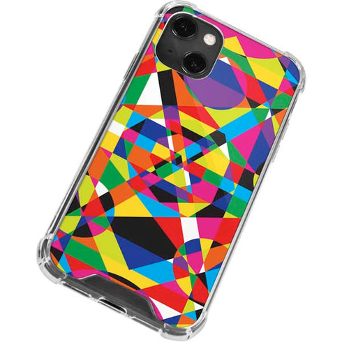 Parallel Vectors iPhone 14 Plus Clear Case