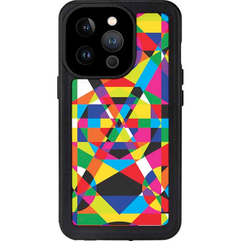 Parallel Vectors iPhone 15 Pro Waterproof Case