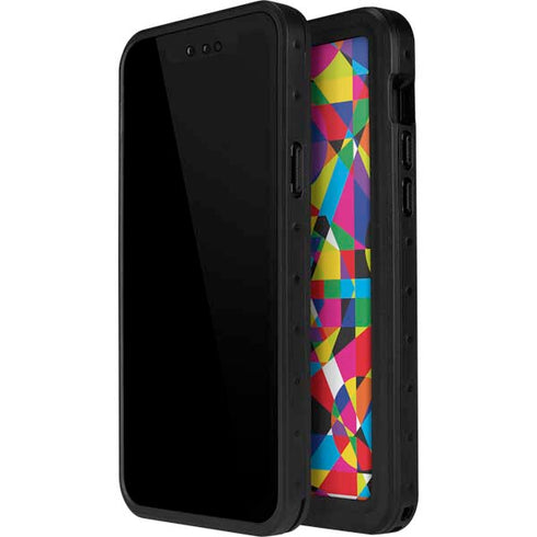 Parallel Vectors iPhone 15 Pro Waterproof Case