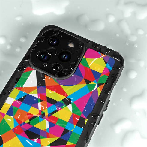 Parallel Vectors iPhone 15 Pro Waterproof Case