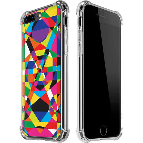 Parallel Vectors iPhone 7/8 Plus Clear Case