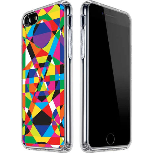 Parallel Vectors iPhone SE (2nd & 3rd Gen) Clear Case