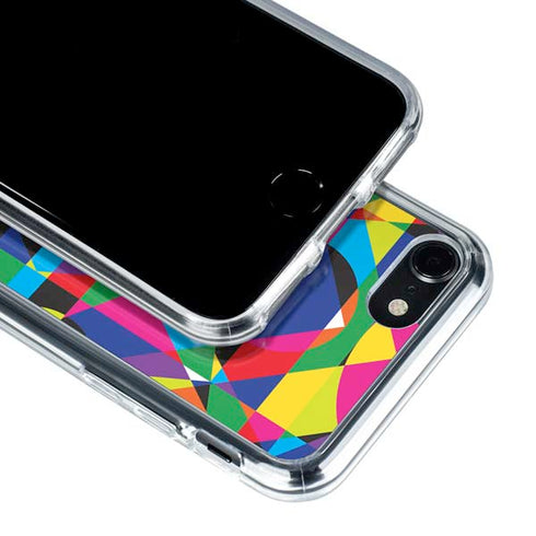 Parallel Vectors iPhone SE (2nd & 3rd Gen) Clear Case