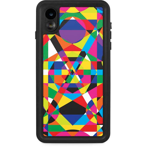 Parallel Vectors iPhone XR Waterproof Case