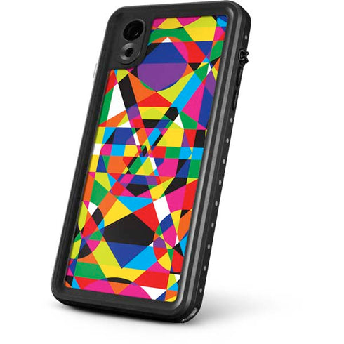 Parallel Vectors iPhone XR Waterproof Case