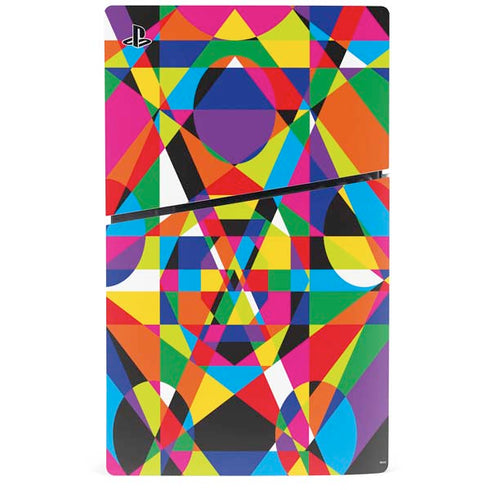 Parallel Vectors PS5 Slim Digital Edition Bundle Skin