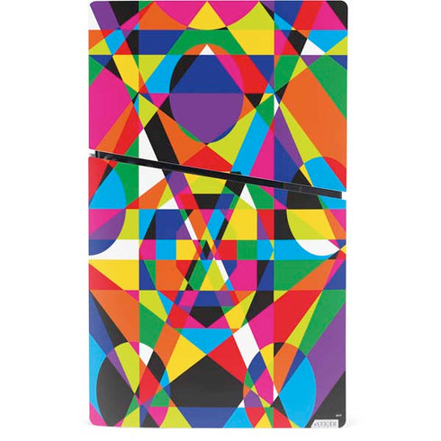 Parallel Vectors PS5 Slim Digital Edition Bundle Skin