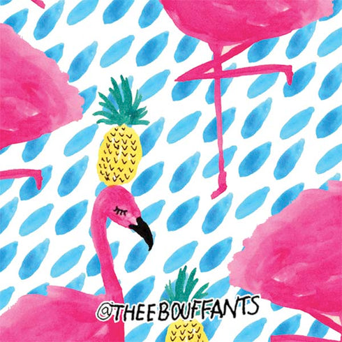 Bouffants and Broken Hearts Party Flamingos Nintendo 2DS XL (2017) Skin