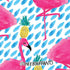 Bouffants and Broken Hearts Party Flamingos Nintendo 2DS XL (2017) Skin