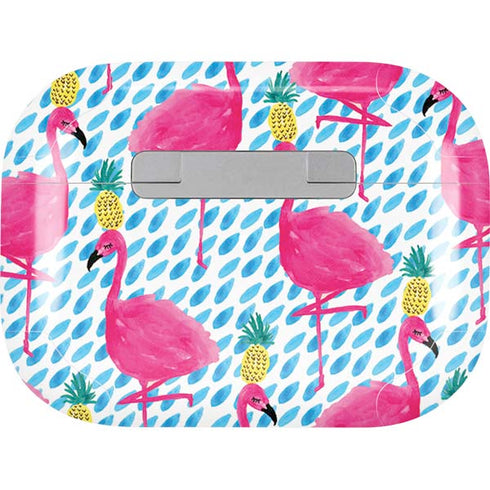 Bouffants and Broken Hearts Party Flamingos Apple AirPods Pro Skin