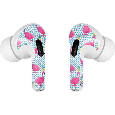 Bouffants and Broken Hearts Party Flamingos Apple AirPods Pro Skin