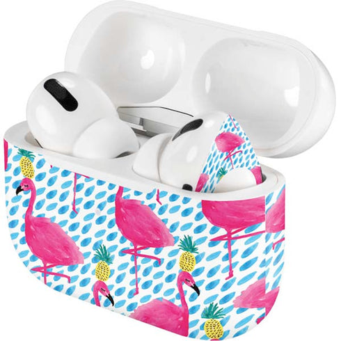 Bouffants and Broken Hearts Party Flamingos Apple AirPods Pro Skin