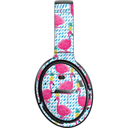Bouffants and Broken Hearts Party Flamingos Bose QuietComfort 35 II Headphones Skin