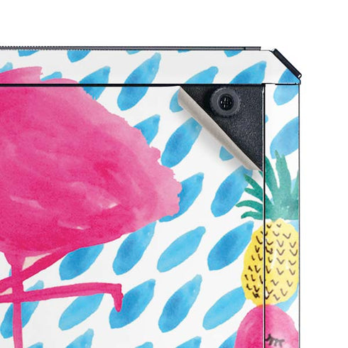 Bouffants and Broken Hearts Party Flamingos Cooler Master MasterBox Q300L Mini Tower Skin