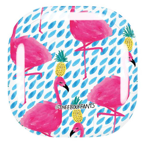 Bouffants and Broken Hearts Party Flamingos Galaxy Buds Pro Skin
