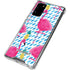 Bouffants and Broken Hearts Party Flamingos Galaxy Note20 5G Clear Case