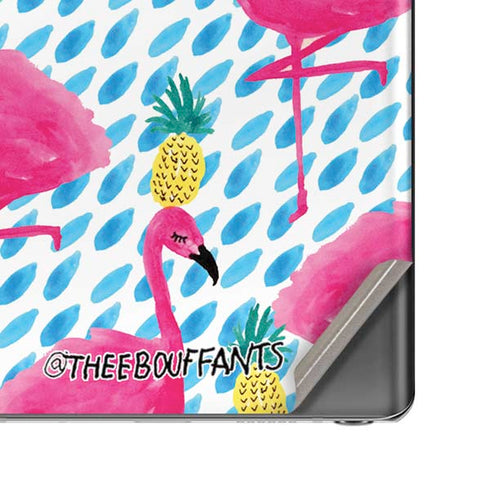 Bouffants and Broken Hearts Party Flamingos Galaxy Note20 5G Skin