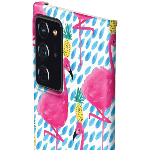Bouffants and Broken Hearts Party Flamingos Galaxy Note20 Ultra 5G Lite Case