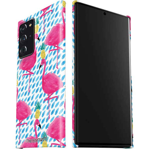 Bouffants and Broken Hearts Party Flamingos Galaxy Note20 Ultra 5G Lite Case