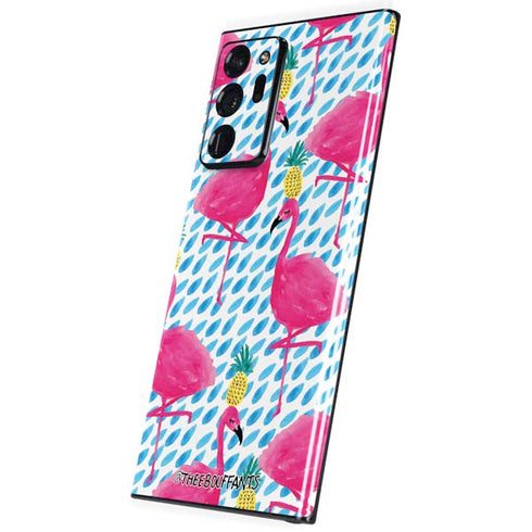 Bouffants and Broken Hearts Party Flamingos Galaxy Note20 Ultra 5G Skin