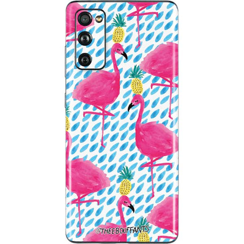 Bouffants and Broken Hearts Party Flamingos Galaxy S20 Fan Edition Skin