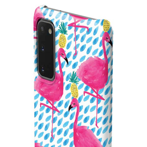 Bouffants and Broken Hearts Party Flamingos Galaxy S20 Lite Case