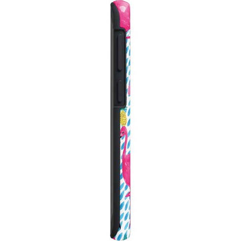 Bouffants and Broken Hearts Party Flamingos Galaxy S20 Plus Pro Case