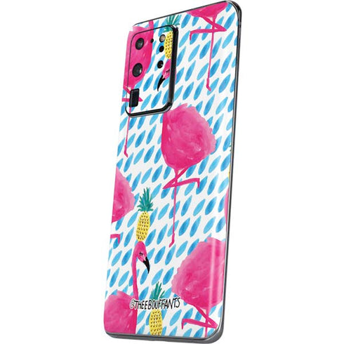 Bouffants and Broken Hearts Party Flamingos Galaxy S20 Ultra 5G Skin