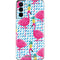 Bouffants and Broken Hearts Party Flamingos Galaxy S21 5G Skin
