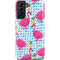 Bouffants and Broken Hearts Party Flamingos Galaxy S21 FE Pro Case