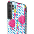 Bouffants and Broken Hearts Party Flamingos Galaxy S21 FE Pro Case