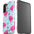 Bouffants and Broken Hearts Party Flamingos Galaxy S21 FE Pro Case