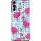 Bouffants and Broken Hearts Party Flamingos Galaxy S21 Plus 5G Skin