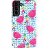 Bouffants and Broken Hearts Party Flamingos Galaxy S22 Plus Pro Case