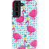 Bouffants and Broken Hearts Party Flamingos Galaxy S22 Pro Case