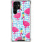 Bouffants and Broken Hearts Party Flamingos Galaxy S22 Ultra Clear Case