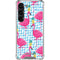 Bouffants and Broken Hearts Party Flamingos Galaxy S23 Clear Case