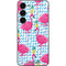 Bouffants and Broken Hearts Party Flamingos Galaxy S23 Skin