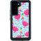 Bouffants and Broken Hearts Party Flamingos Galaxy S23 Waterproof Case