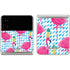 Bouffants and Broken Hearts Party Flamingos Galaxy Z Flip3 5G Skin