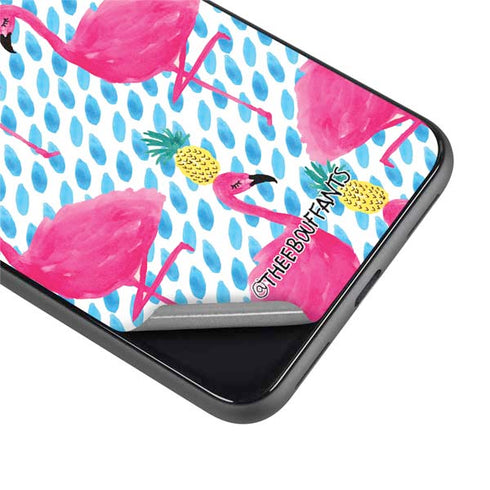 Bouffants and Broken Hearts Party Flamingos Google Pixel 4 XL Skin
