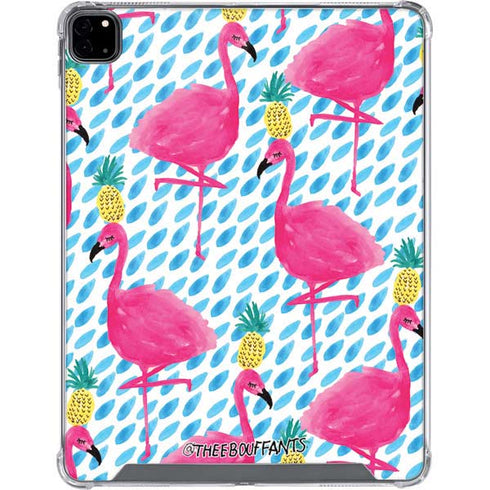 Bouffants and Broken Hearts Party Flamingos iPad Pro 12.9in (2020) Clear Case