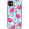 Bouffants and Broken Hearts Party Flamingos iPhone 11 Clear Case