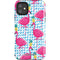 Bouffants and Broken Hearts Party Flamingos iPhone 11 Impact Case