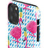 Bouffants and Broken Hearts Party Flamingos iPhone 11 Pro Max Impact Case
