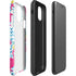 Bouffants and Broken Hearts Party Flamingos iPhone 11 Pro Max Impact Case