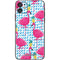 Bouffants and Broken Hearts Party Flamingos iPhone 11 Skin