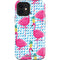 Bouffants and Broken Hearts Party Flamingos iPhone 12 Impact Case